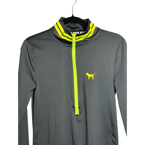 Victoria's Secret Pink Sport Half Zip Reflective Athletic Pullover Jacket Size S - Picture 7 of 8